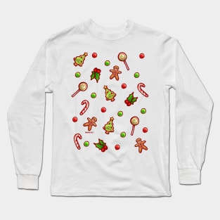 Christmas Cookie Confetti Long Sleeve T-Shirt